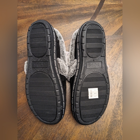 Skechers BOBS Women’s Cat Slippers size 9 Lined Slip-On Cozy House Shoes - Picture 8 of 9